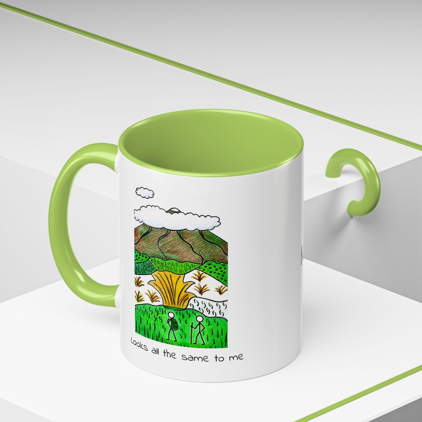 Vulkano in New Zealand - Mug
