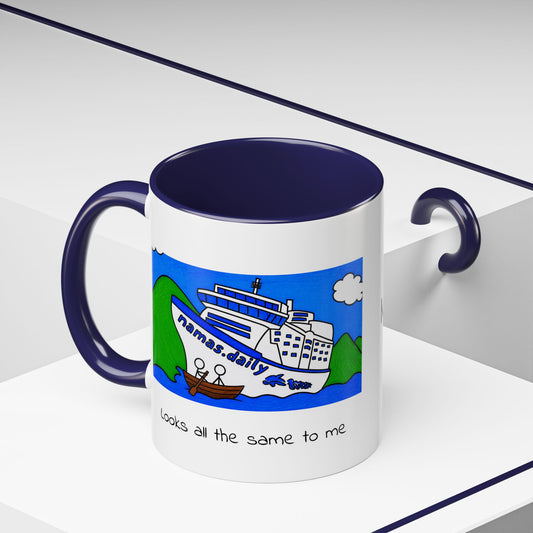 Ship in New Zealand - Mug