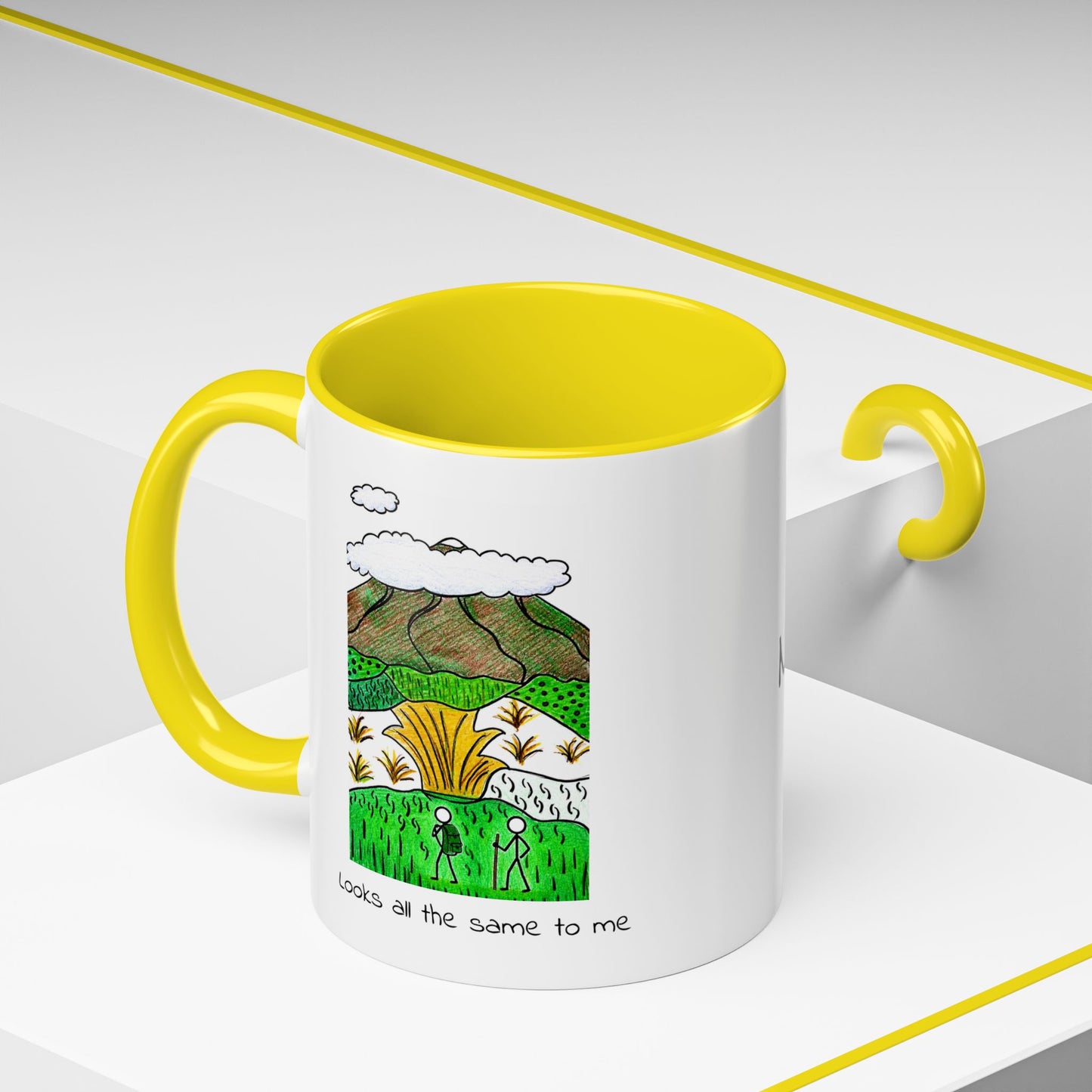 Vulkano in New Zealand - Mug