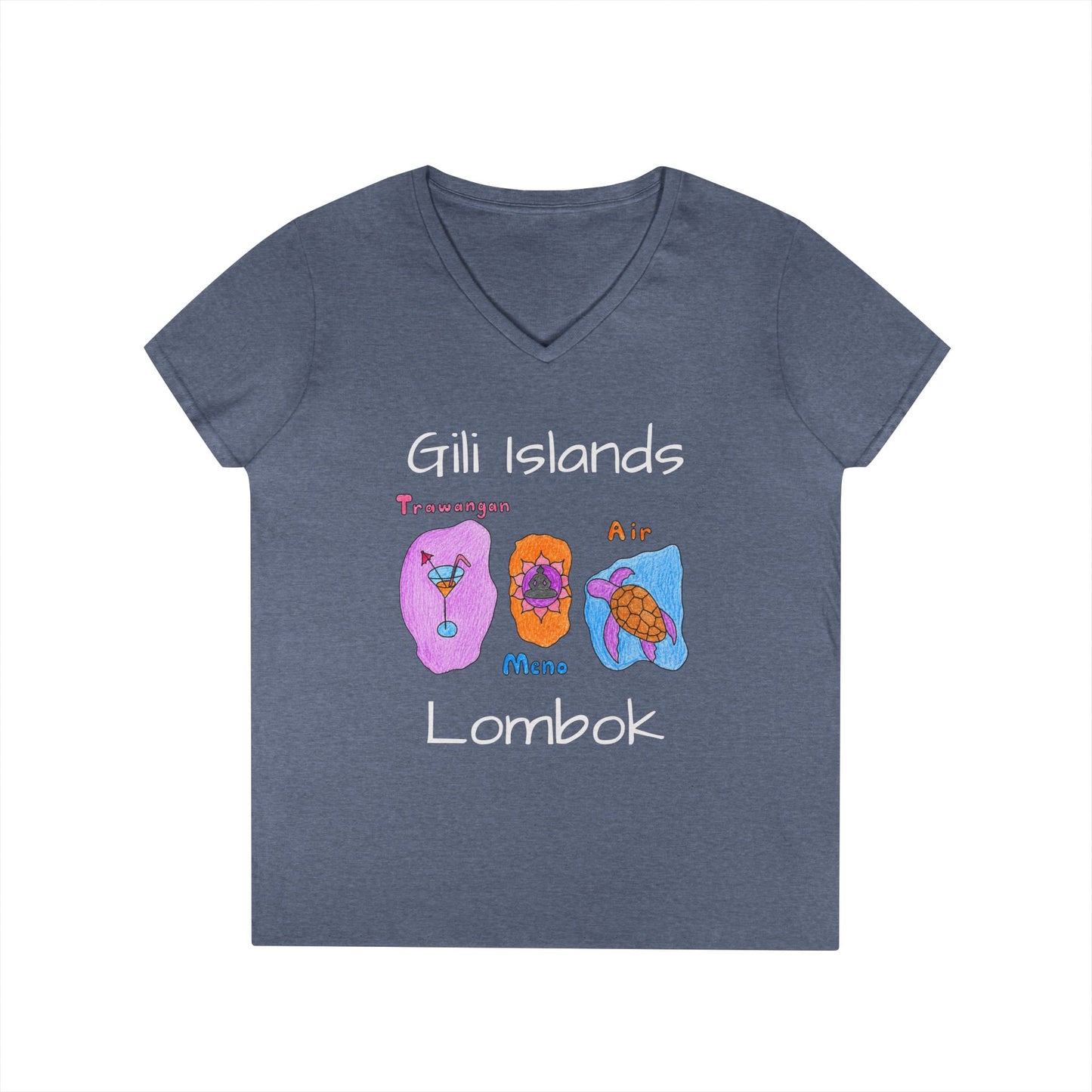 Gili Islands V-Neck T-Shirt
