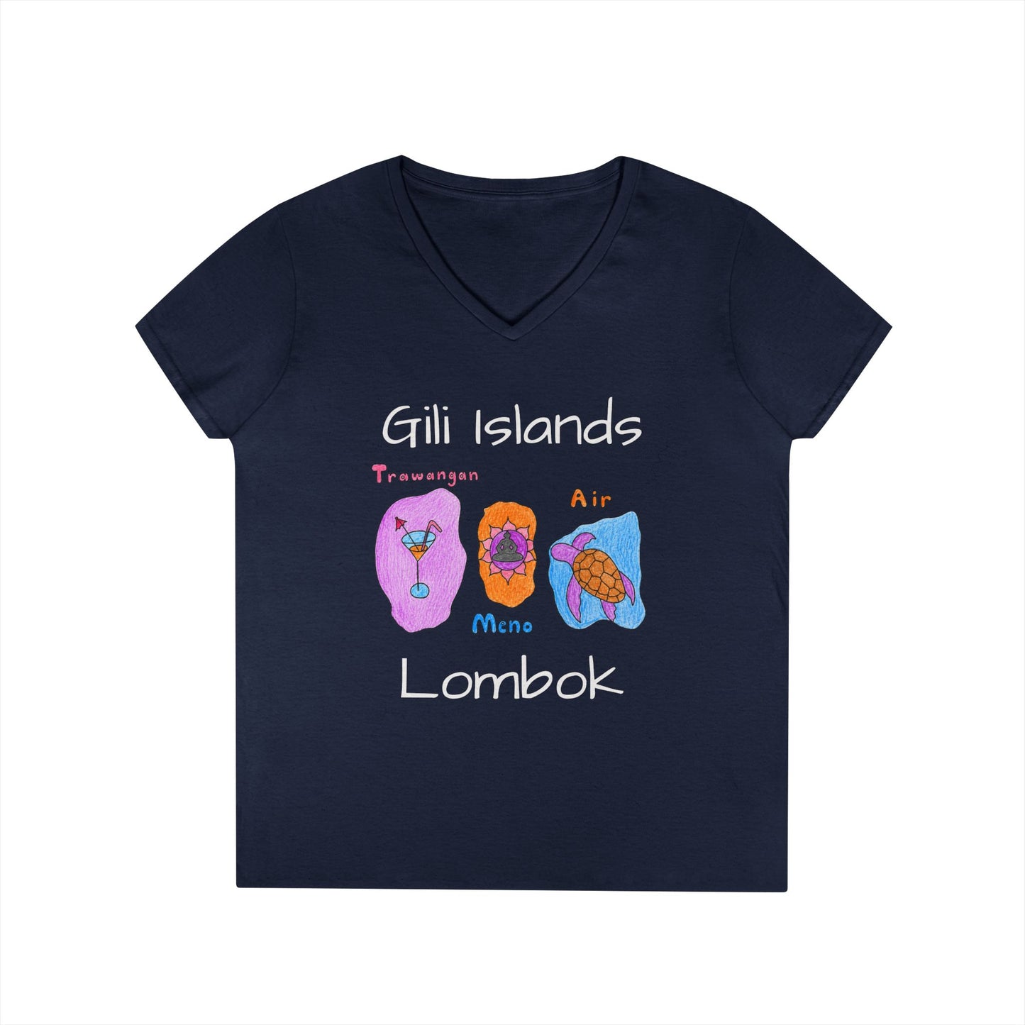 Gili Islands V-Neck T-Shirt