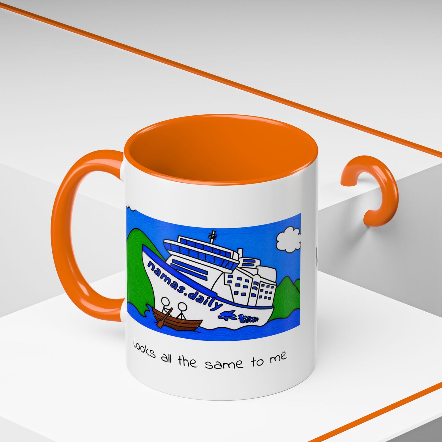 Ship in New Zealand - Mug