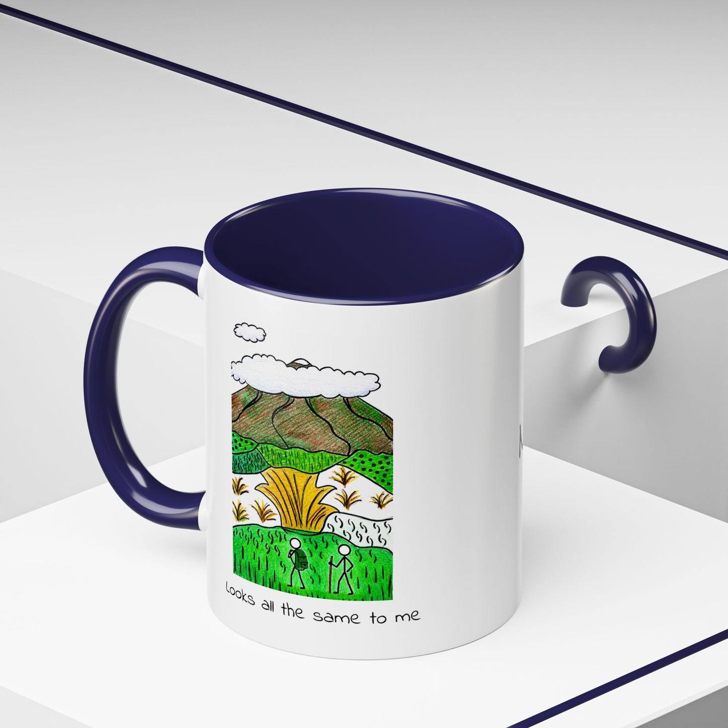 Vulkano in New Zealand - Mug