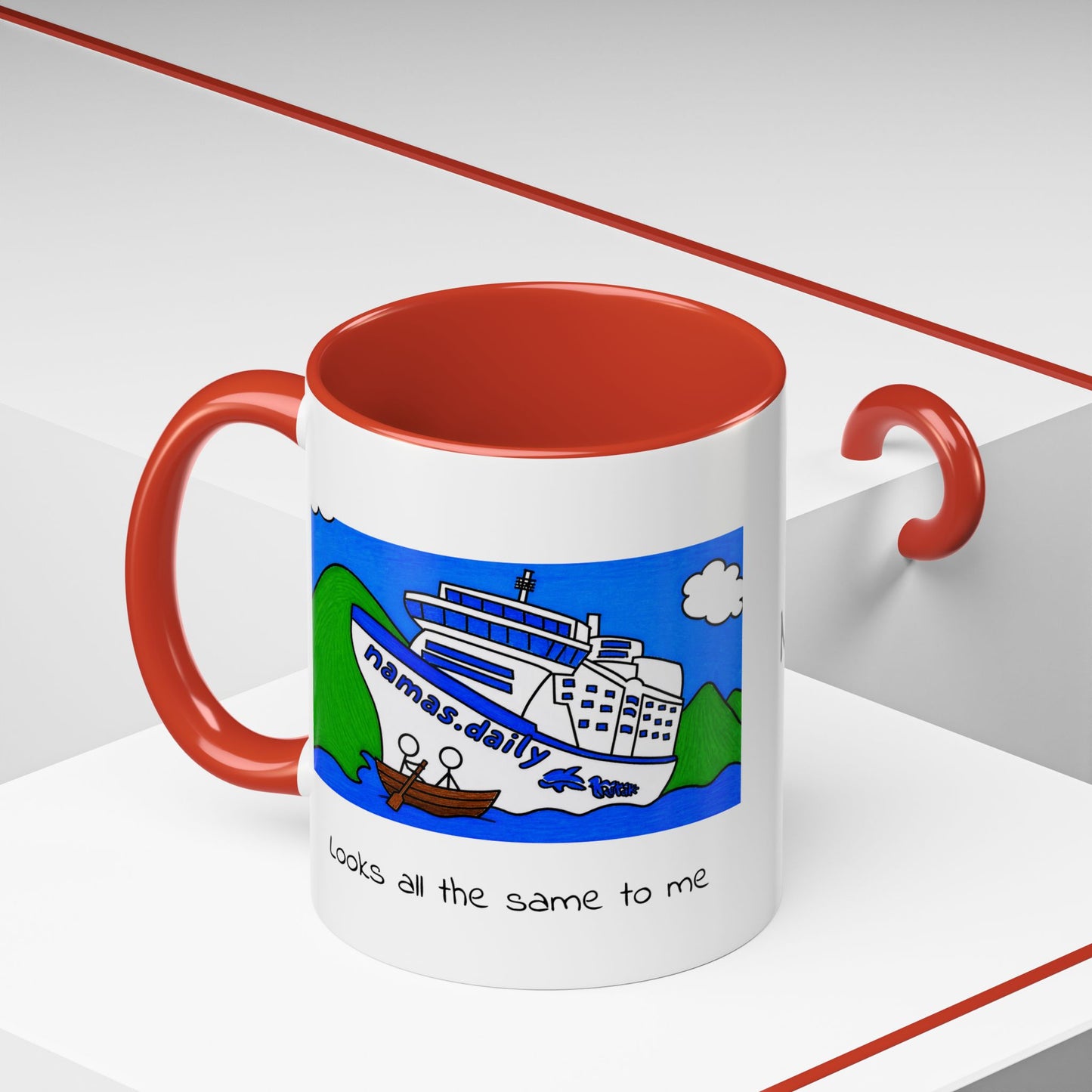 Ship in New Zealand - Mug