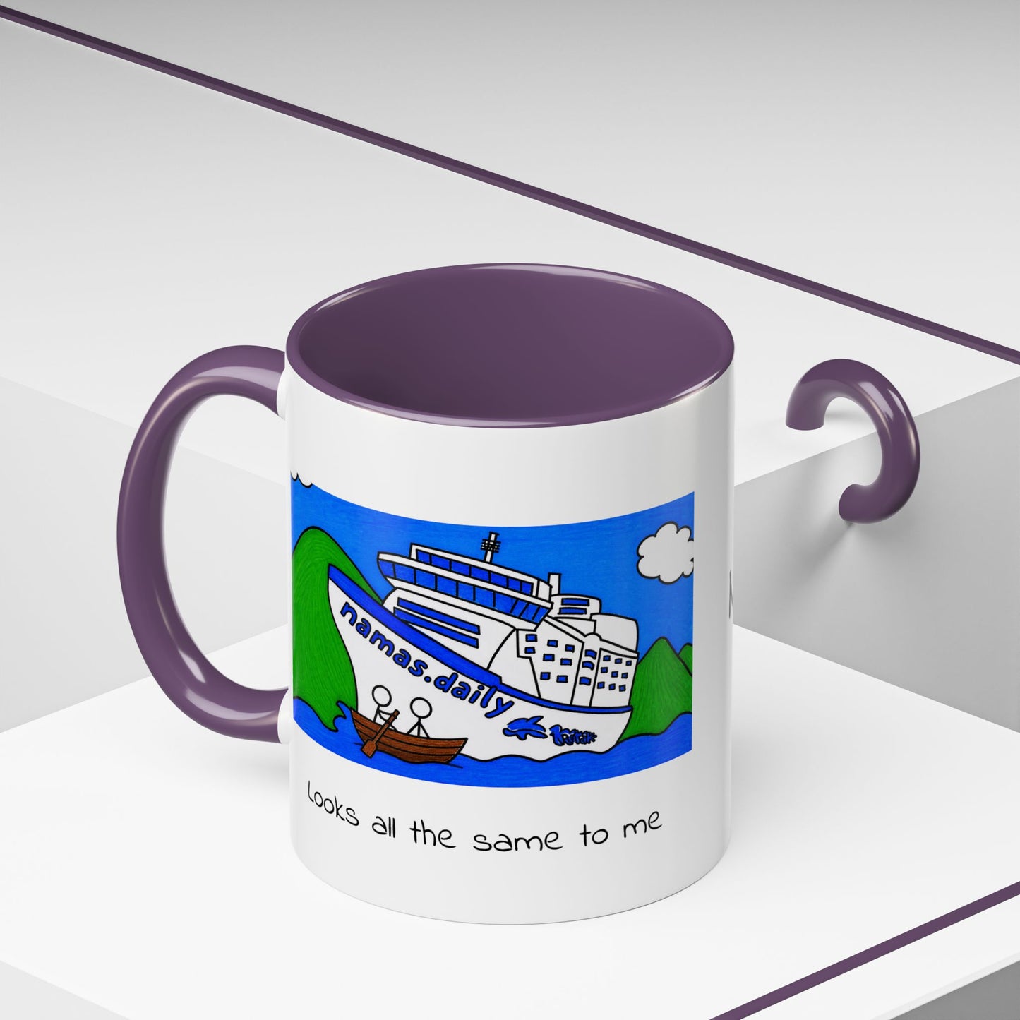 Ship in New Zealand - Mug