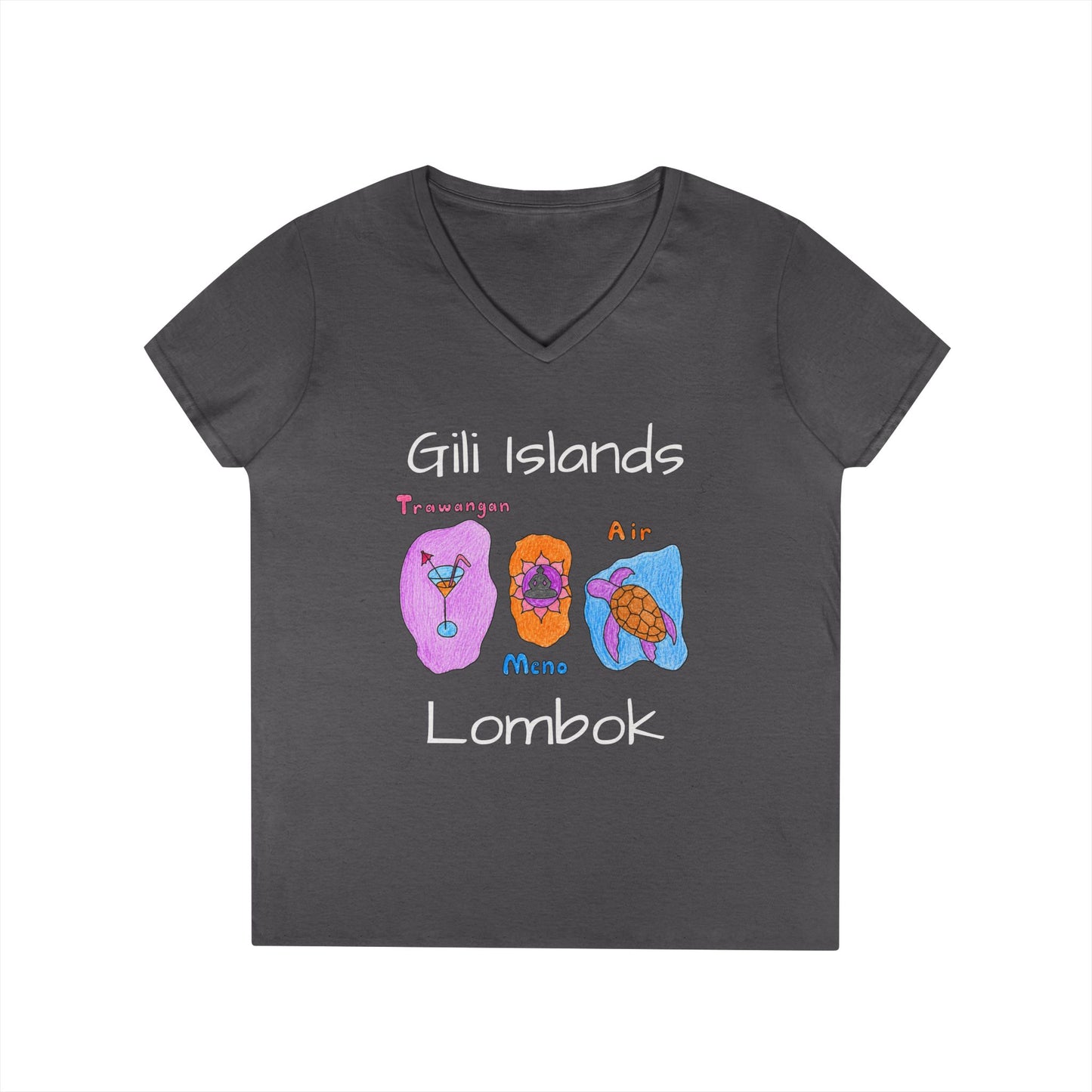 Gili Islands V-Neck T-Shirt