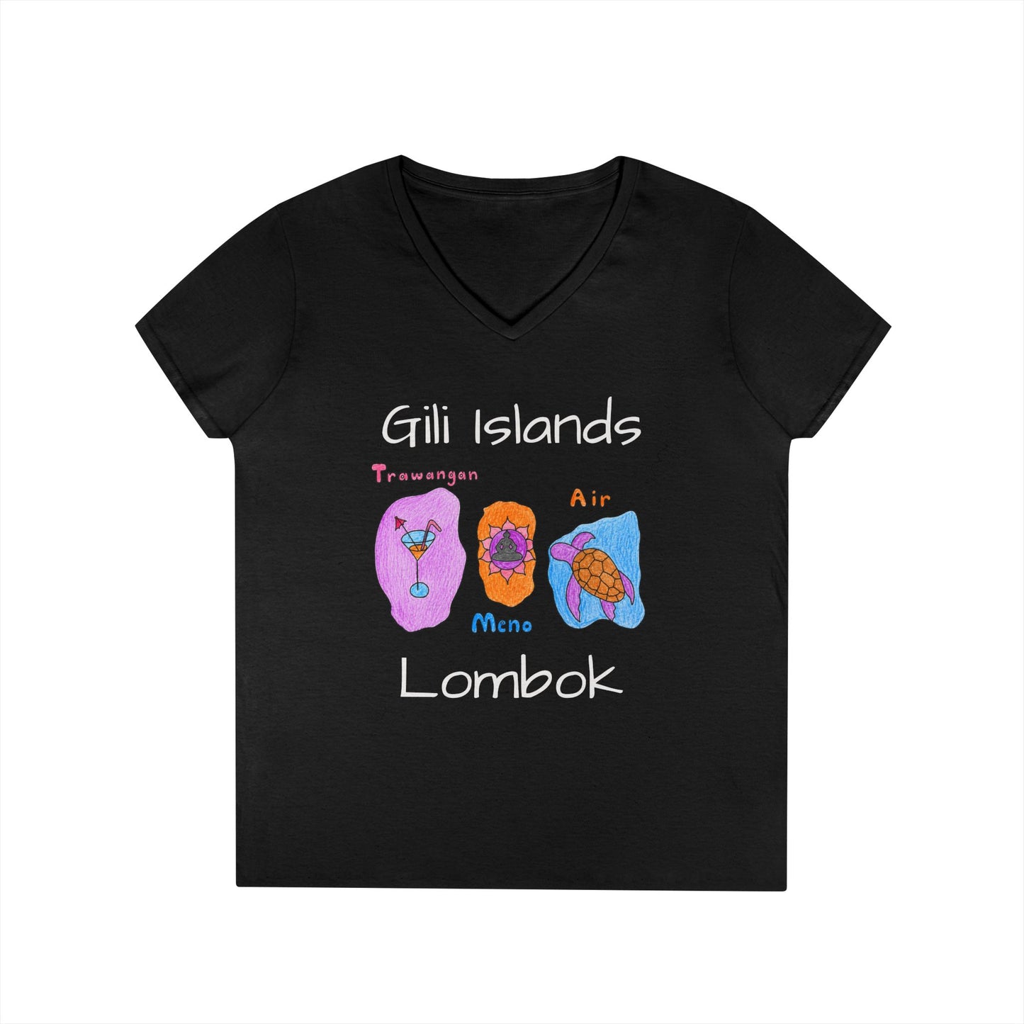 Gili Islands V-Neck T-Shirt