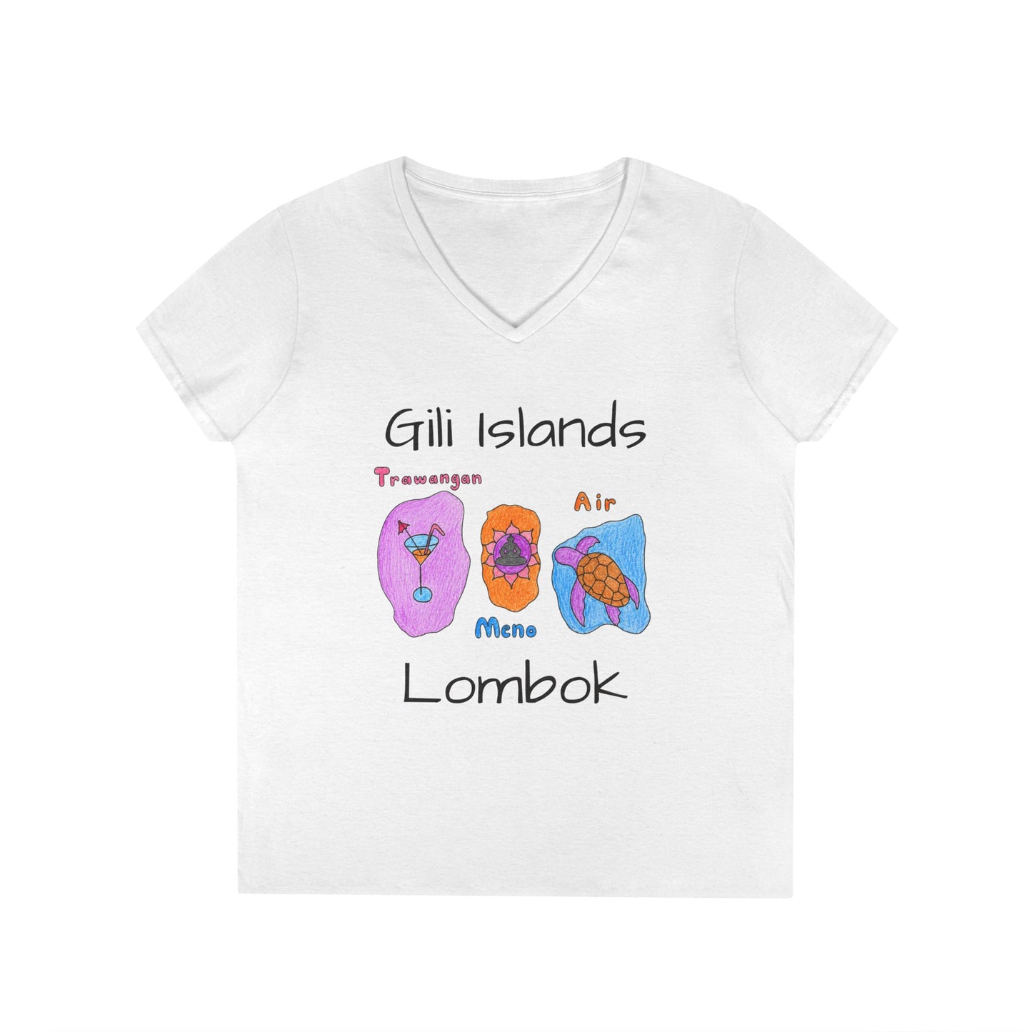 Gili Islands V-Neck T-Shirt