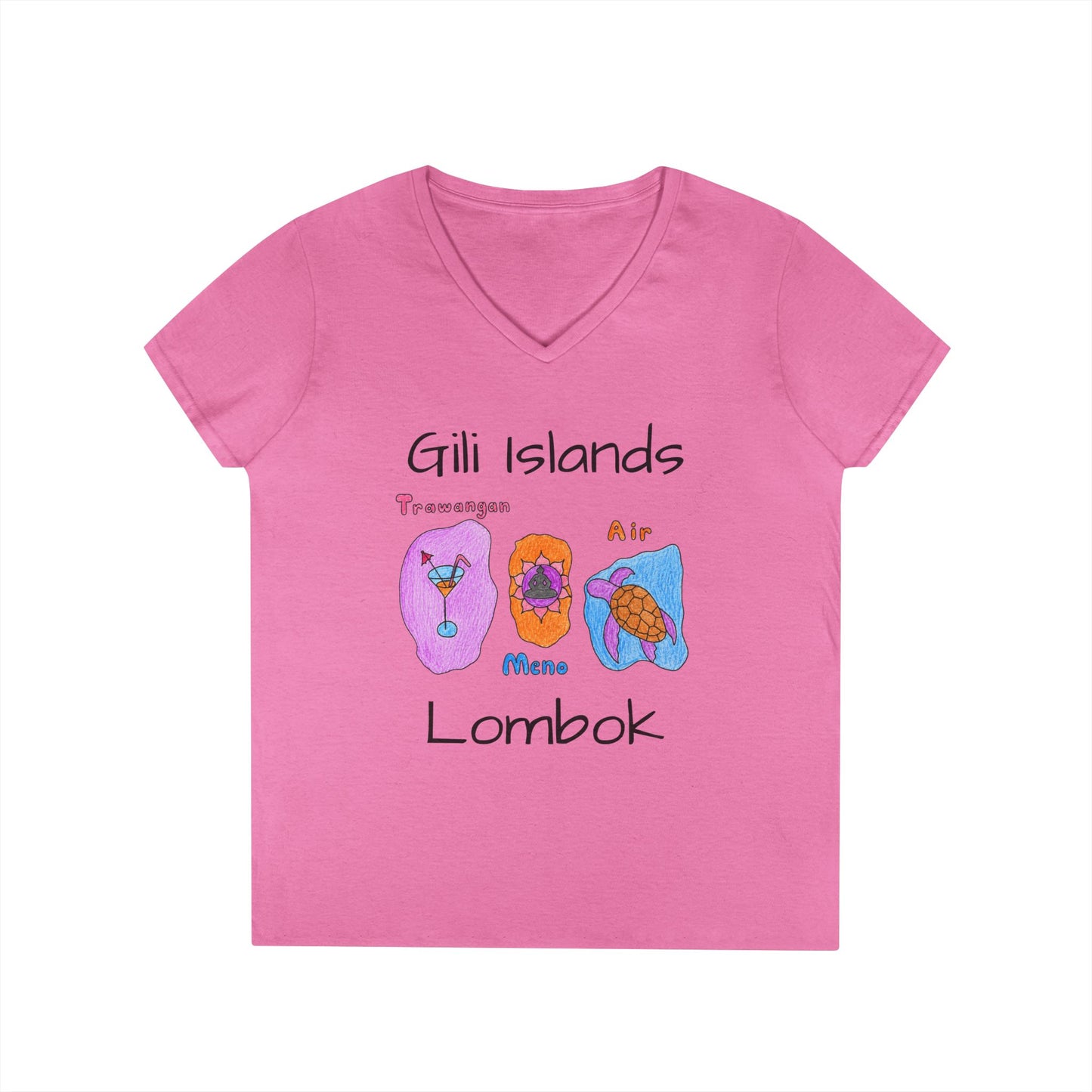 Gili Islands V-Neck T-Shirt