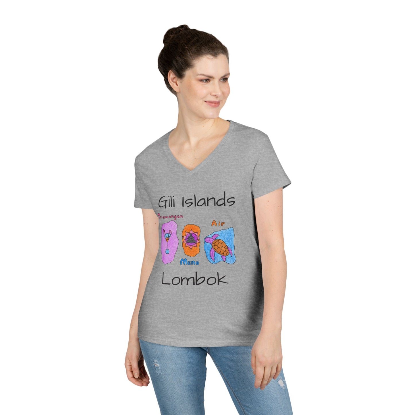 Gili Islands V-Neck T-Shirt