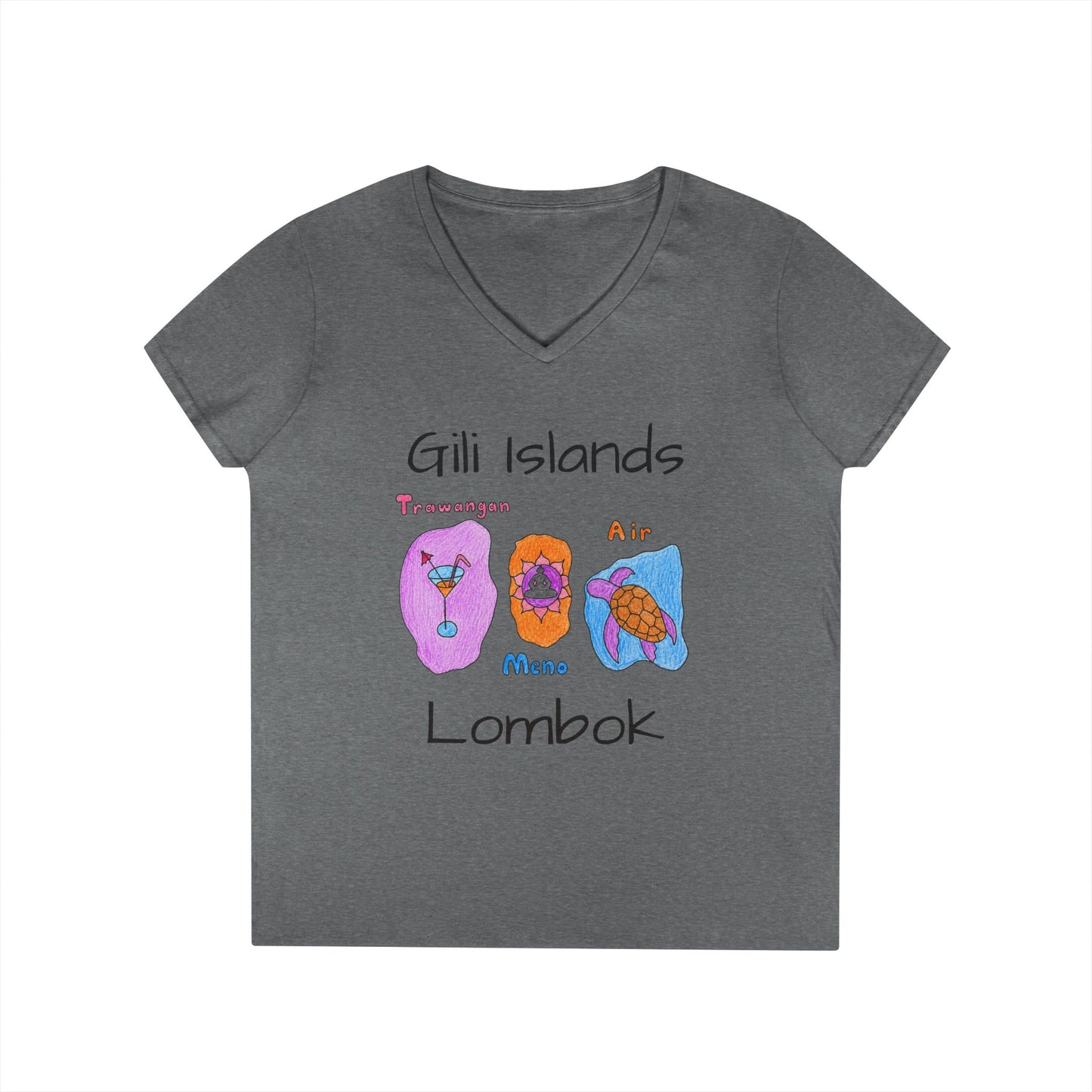 Gili Islands V-Neck T-Shirt