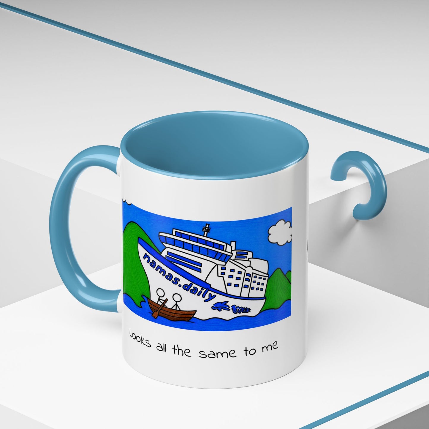 Ship in New Zealand - Mug