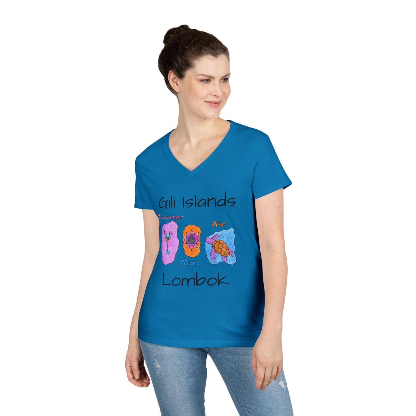 Gili Islands V-Neck T-Shirt