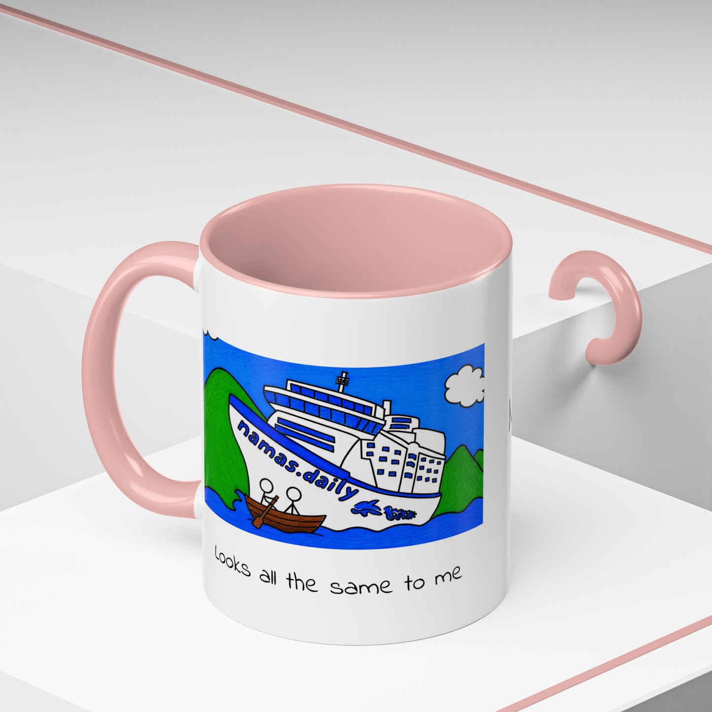 Ship in New Zealand - Mug