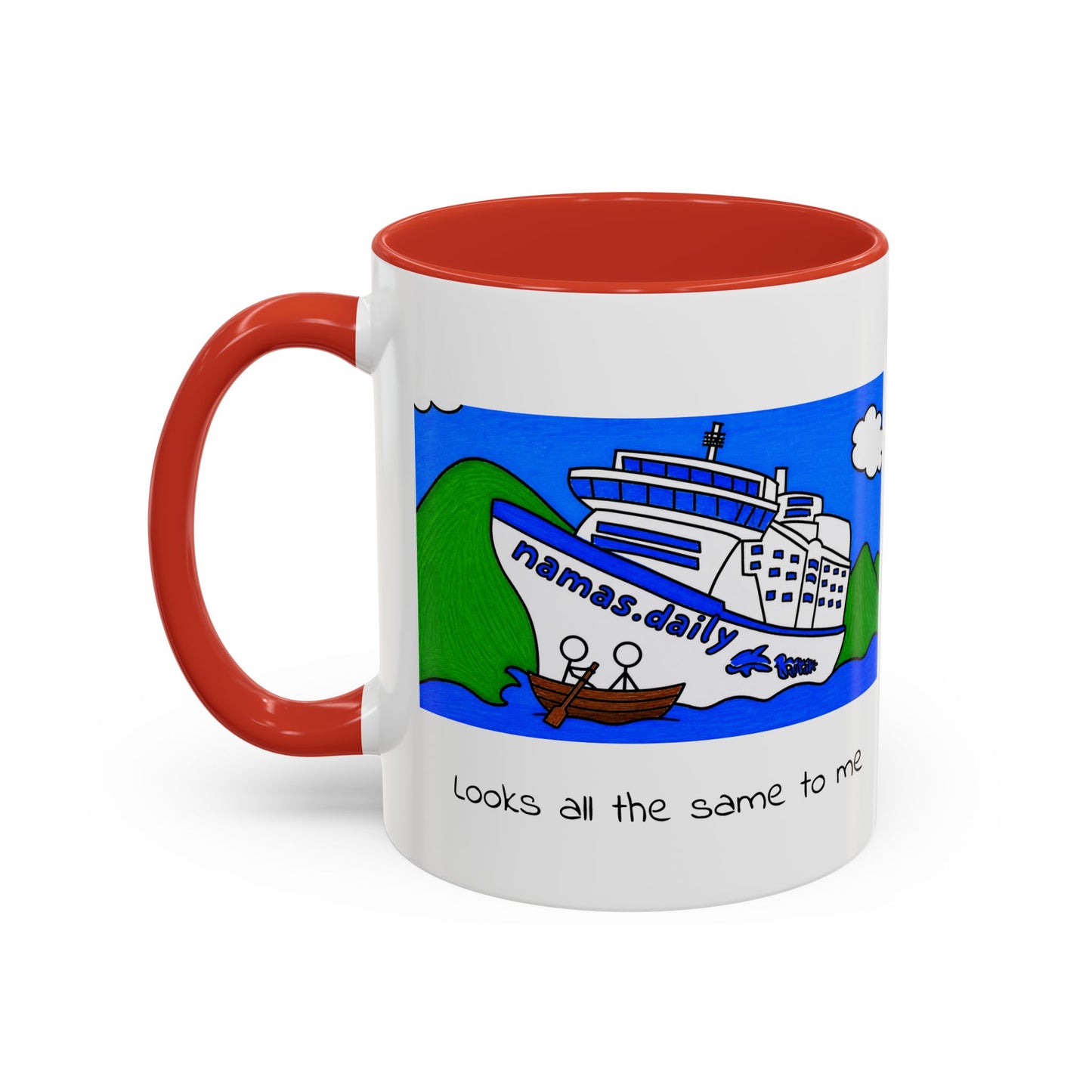 Ship in New Zealand - Mug