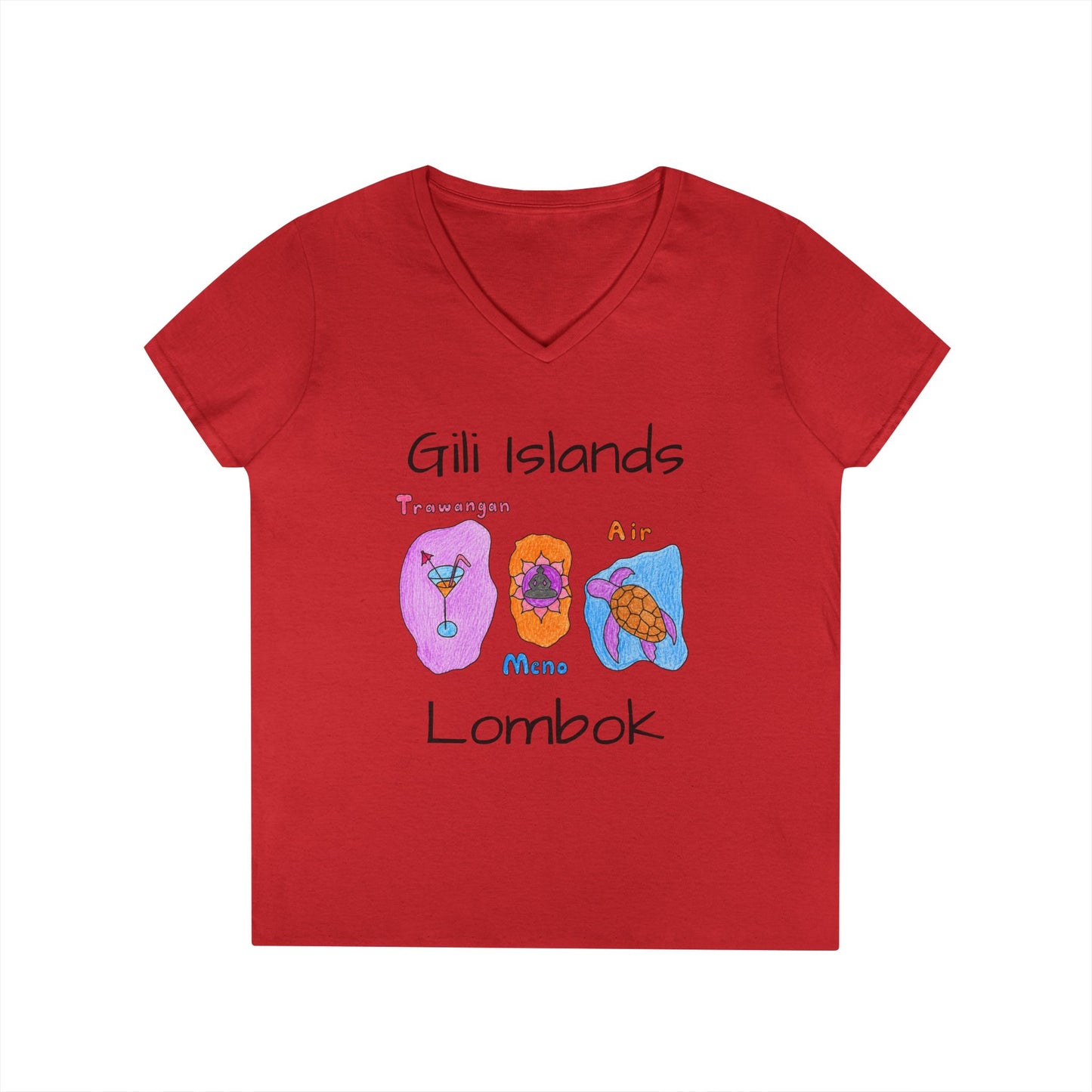 Gili Islands V-Neck T-Shirt