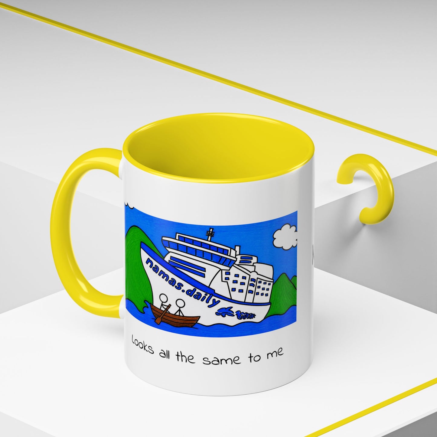 Ship in New Zealand - Mug
