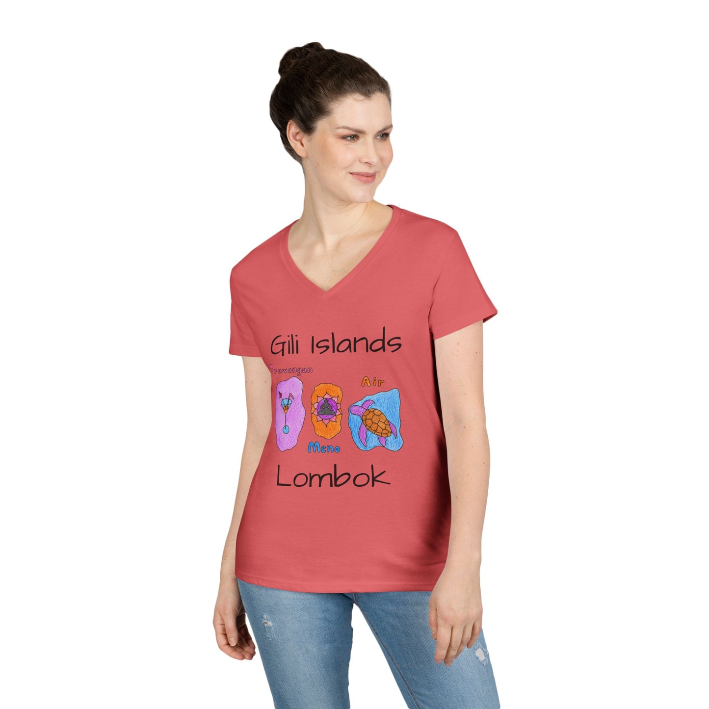 Gili Islands V-Neck T-Shirt
