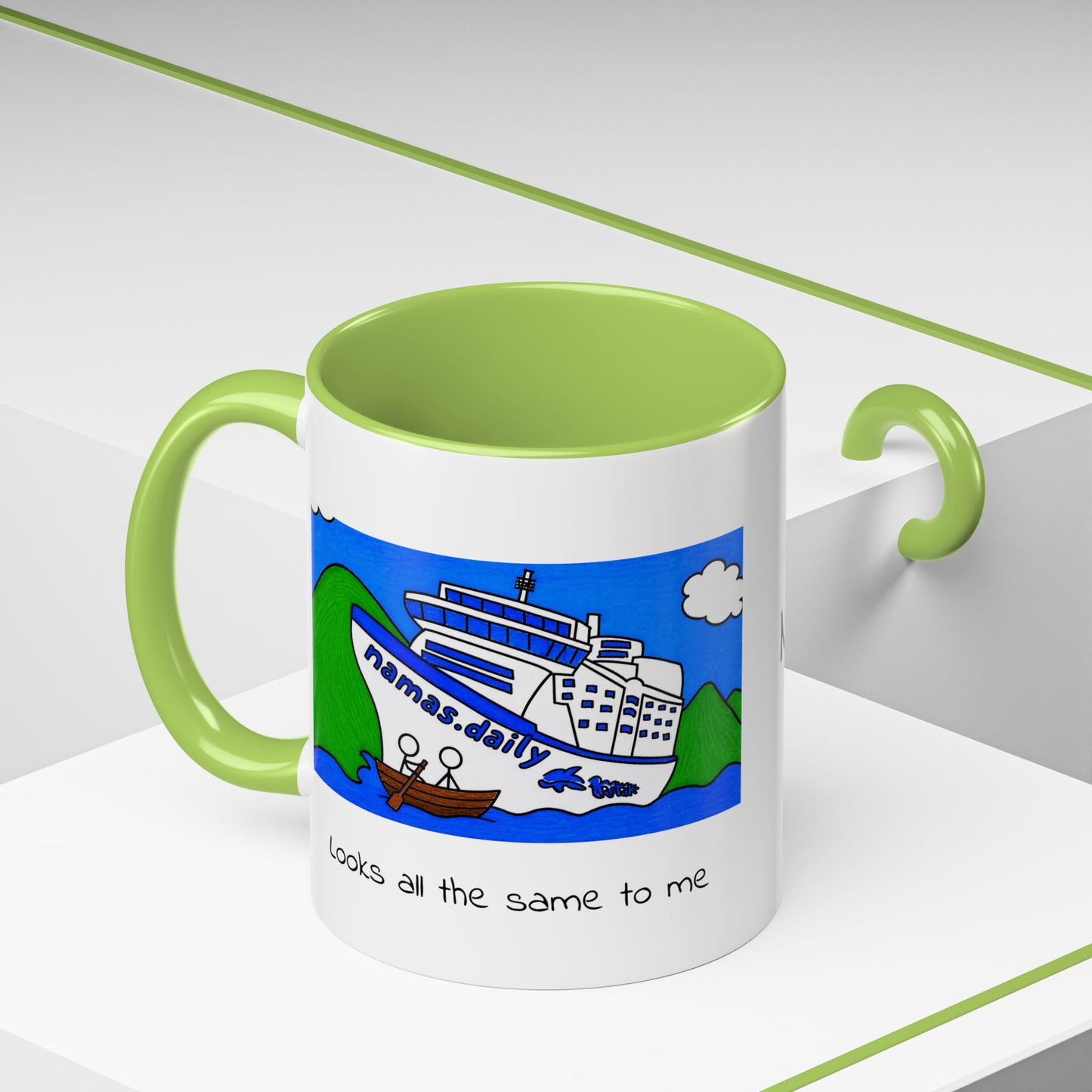 Ship in New Zealand - Mug