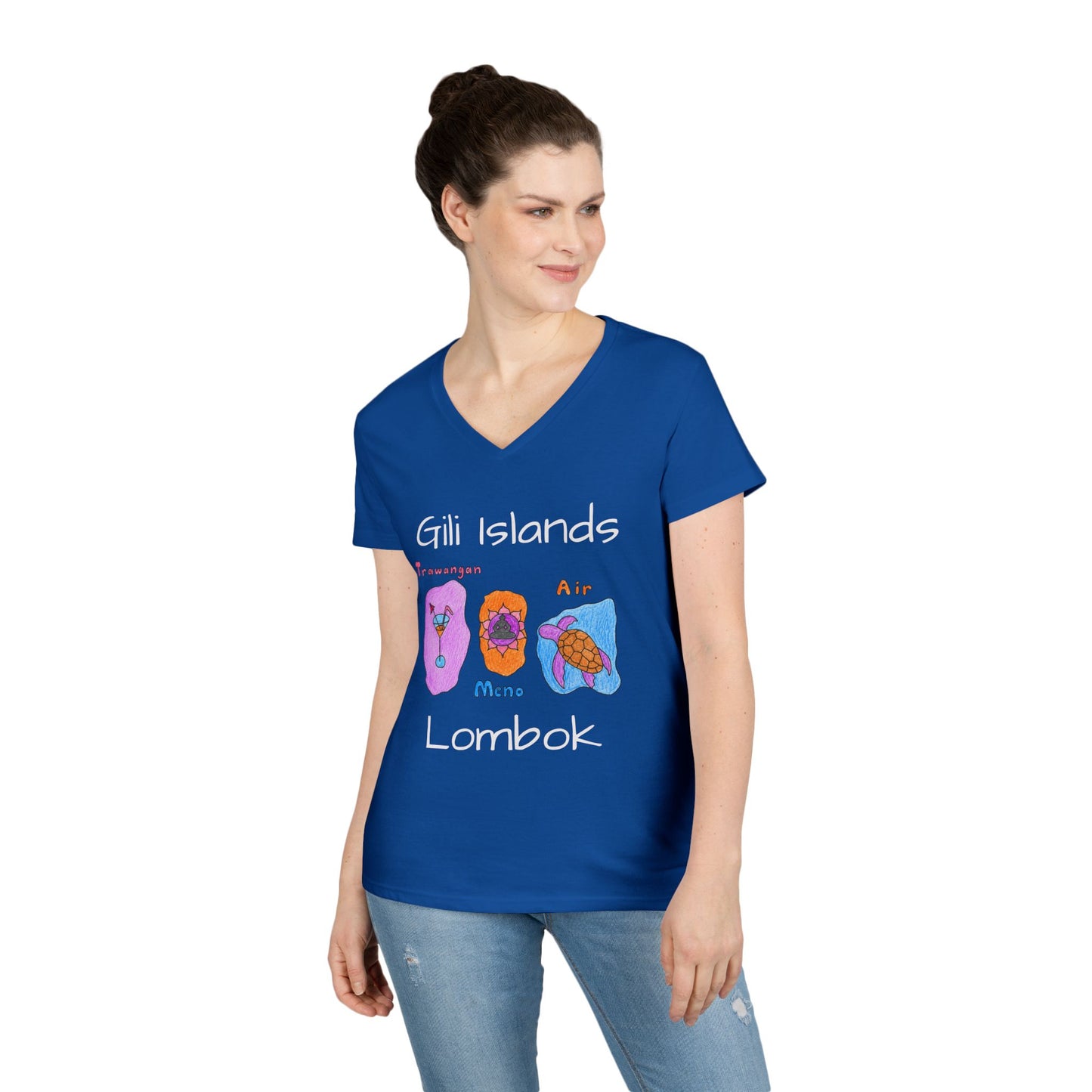 Gili Islands V-Neck T-Shirt