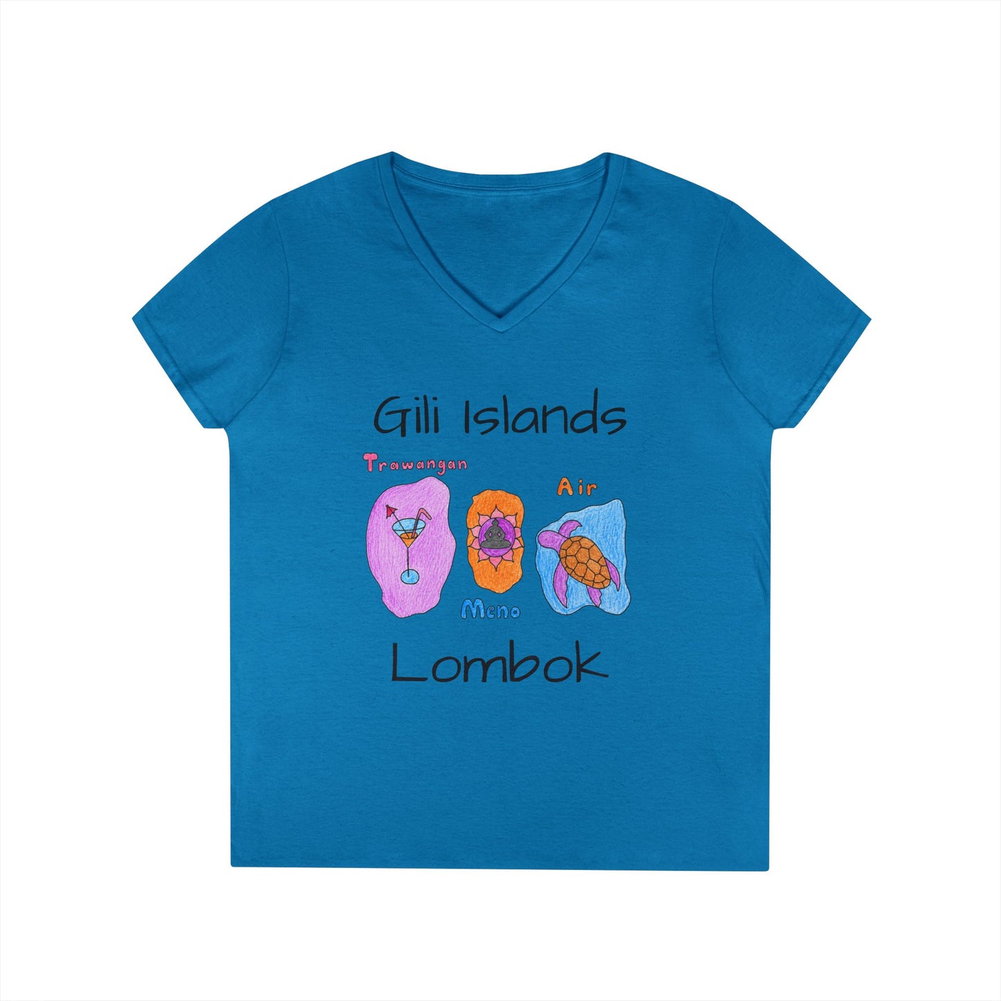 Gili Islands V-Neck T-Shirt