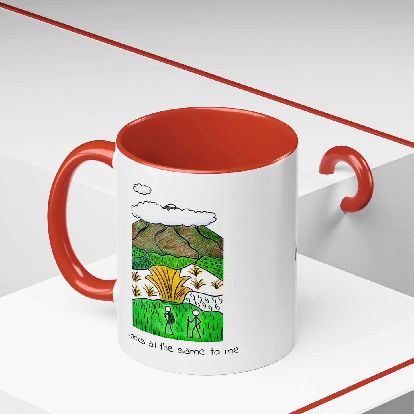 Vulkano in New Zealand - Mug
