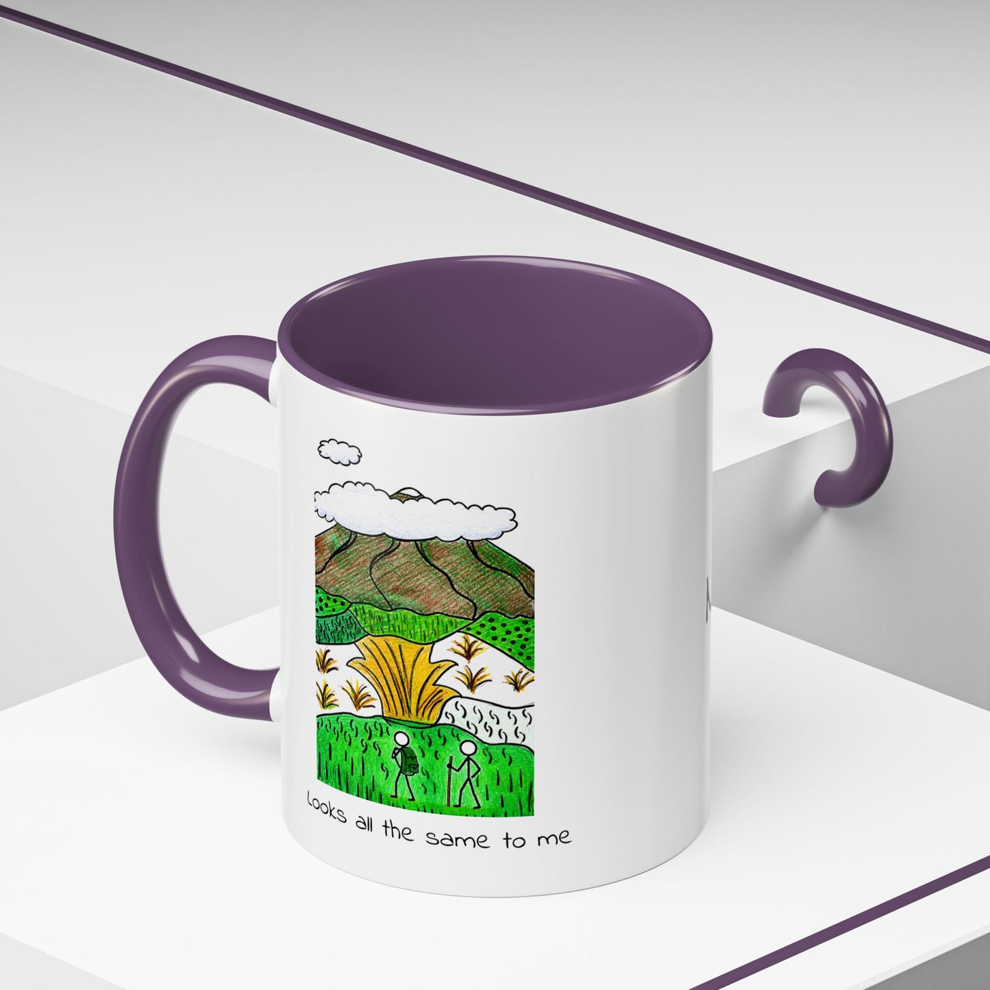 Vulkano in New Zealand - Mug