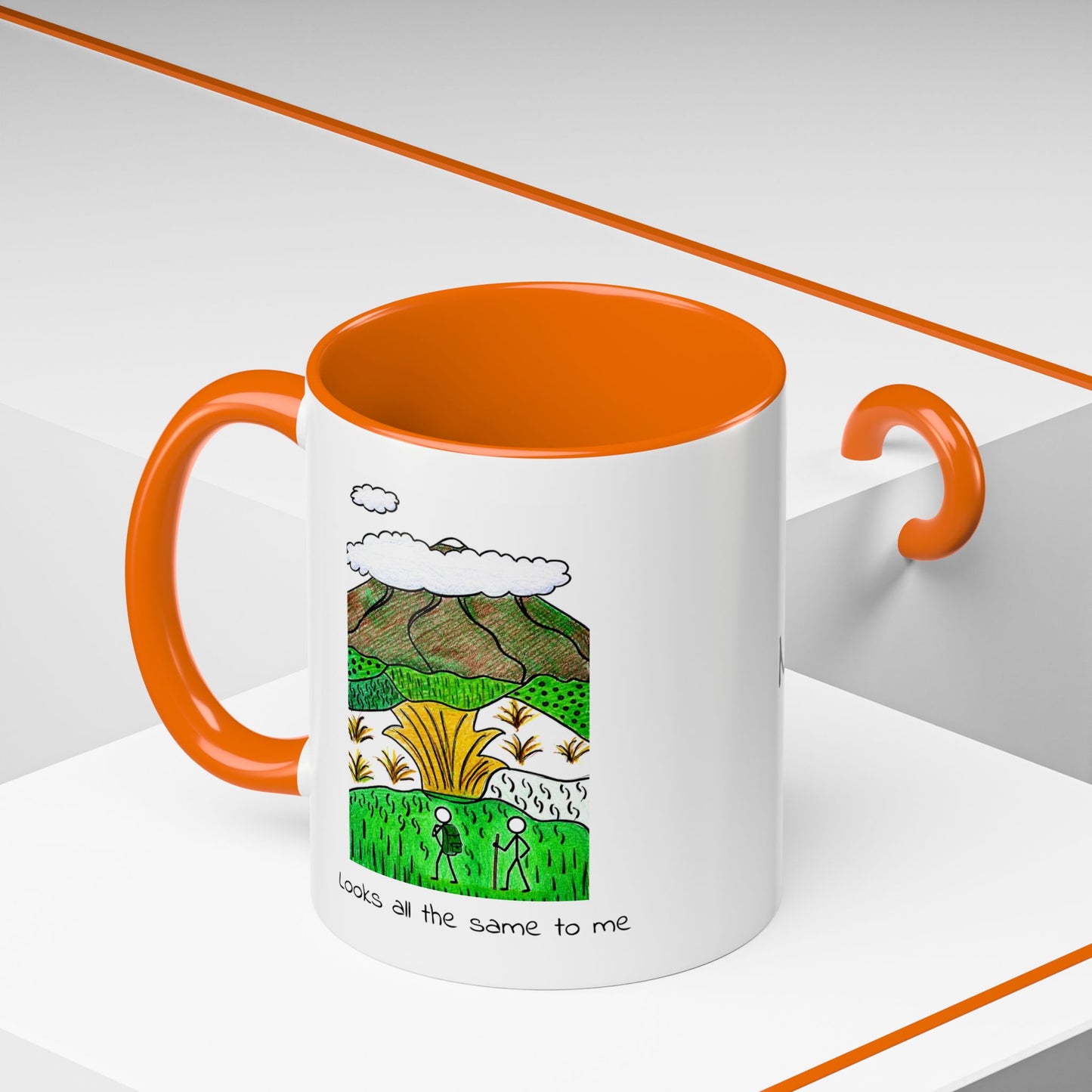 Vulkano in New Zealand - Mug