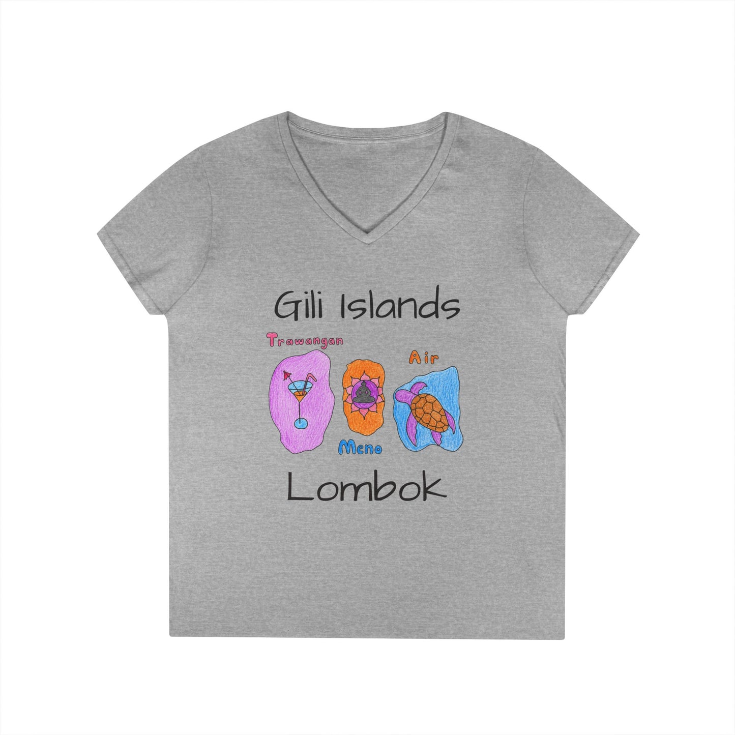 Gili Islands V-Neck T-Shirt