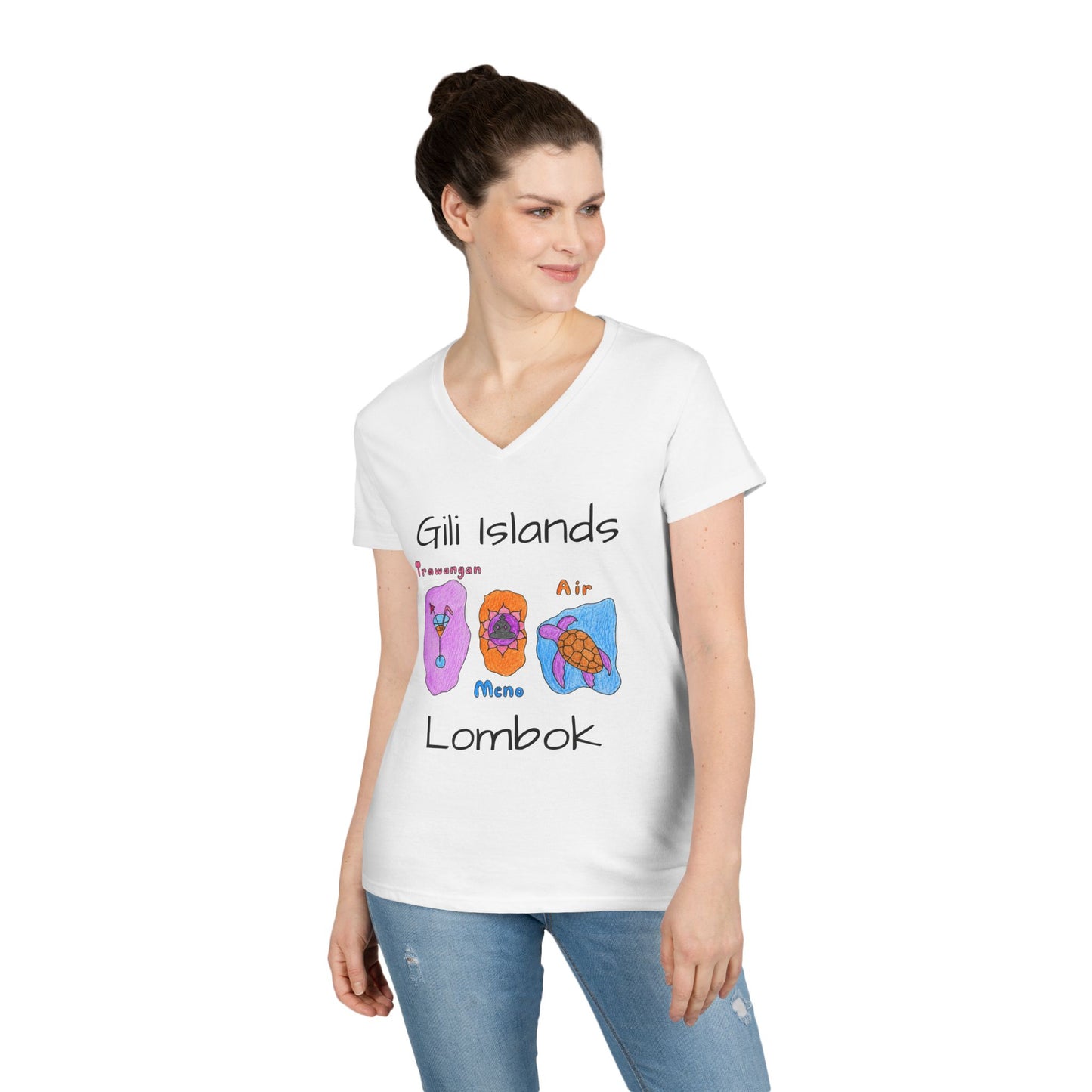 Gili Islands V-Neck T-Shirt