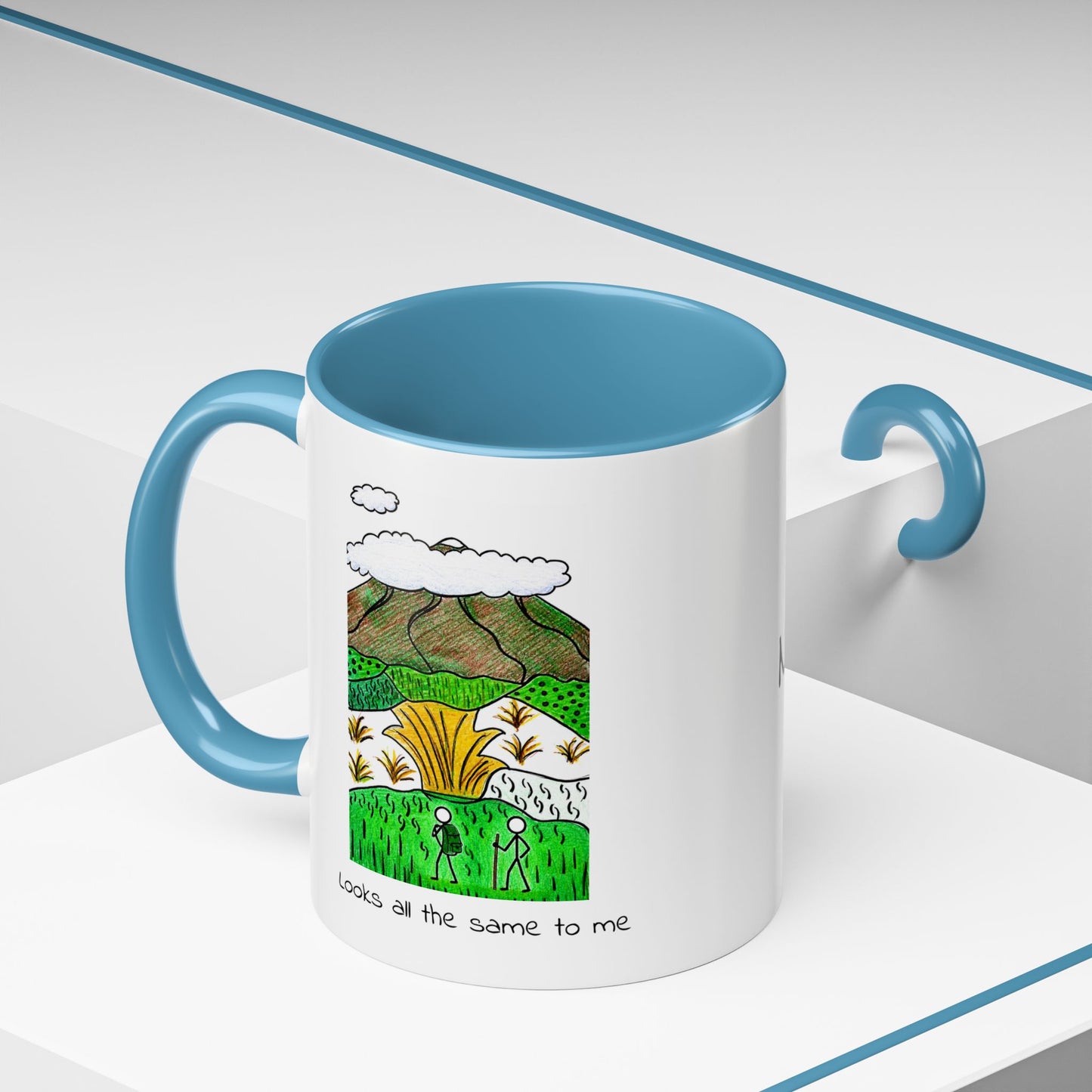 Vulkano in New Zealand - Mug