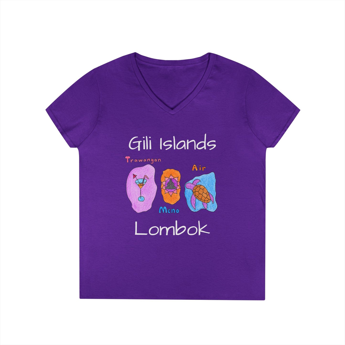 Gili Islands V-Neck T-Shirt