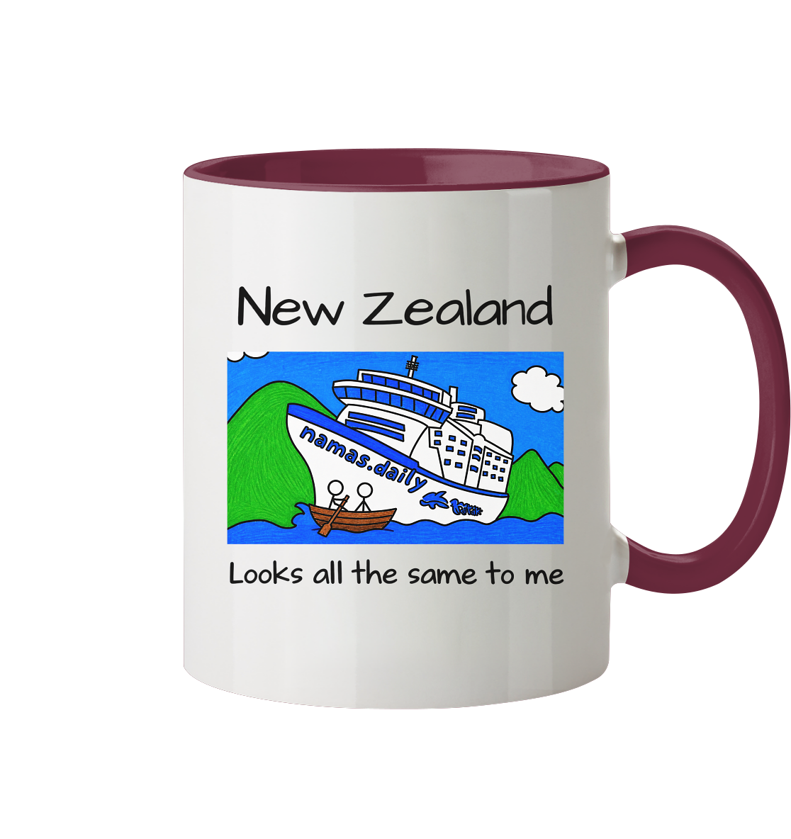 New Zealand  - Tasse zweifarbig