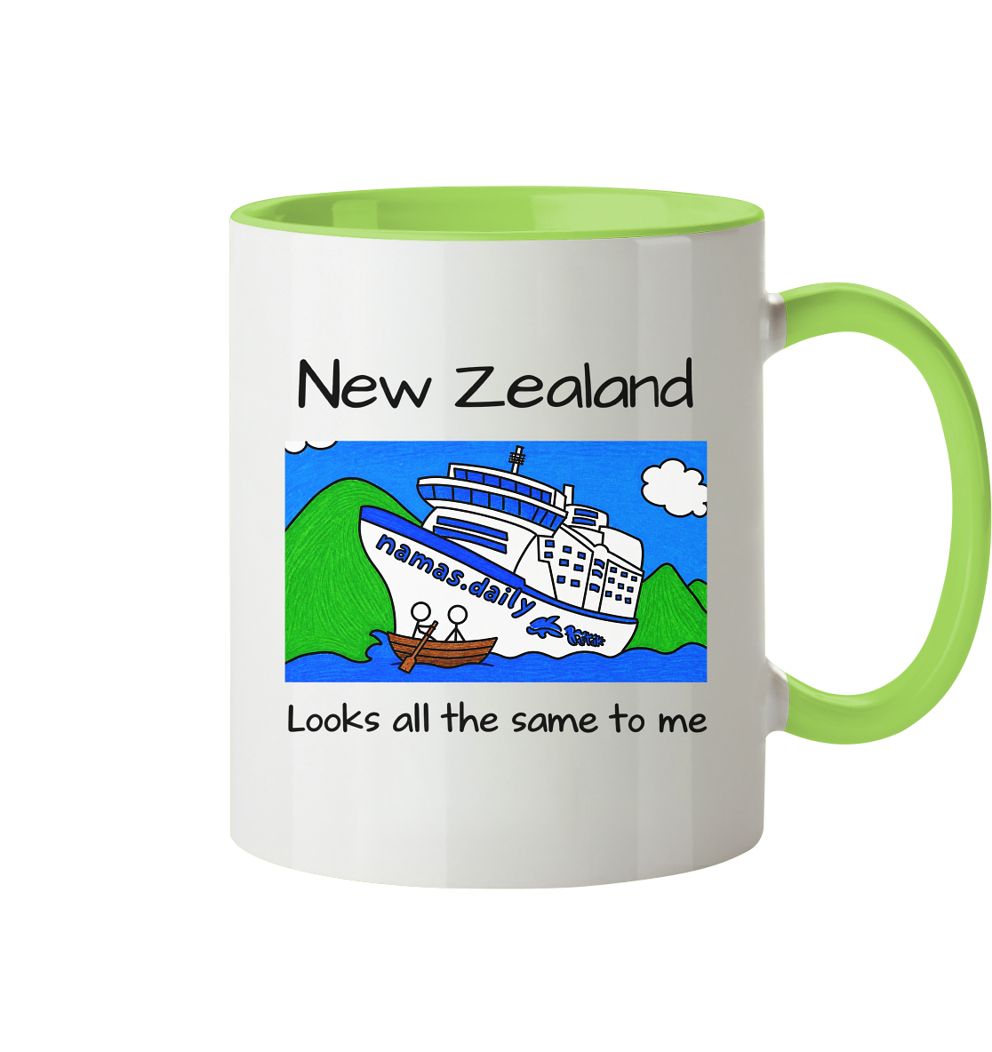 New Zealand  - Tasse zweifarbig
